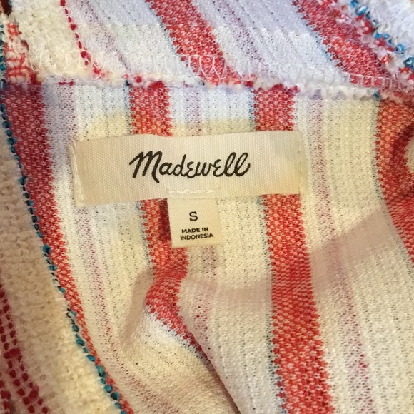 Madewell Boucle Striped Split Back Tank Top - Picture 10 of 11